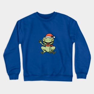 Cute Christmas Frog Crewneck Sweatshirt